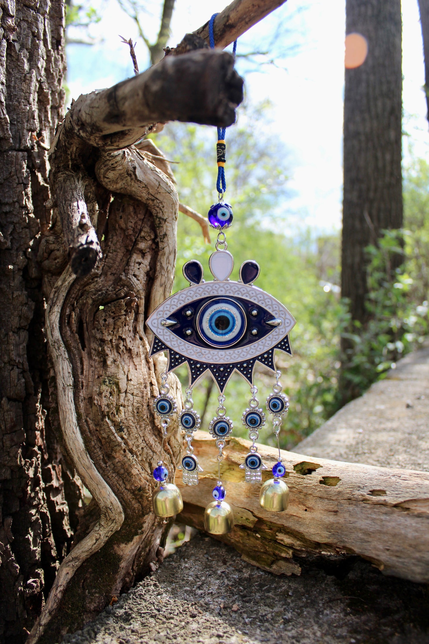 Evil Eye Hanger 13”x4”