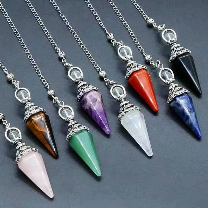 Crystal Pendulums ~ Divination ~ We sell the tools,YOU make the MAGIC ~ 12”