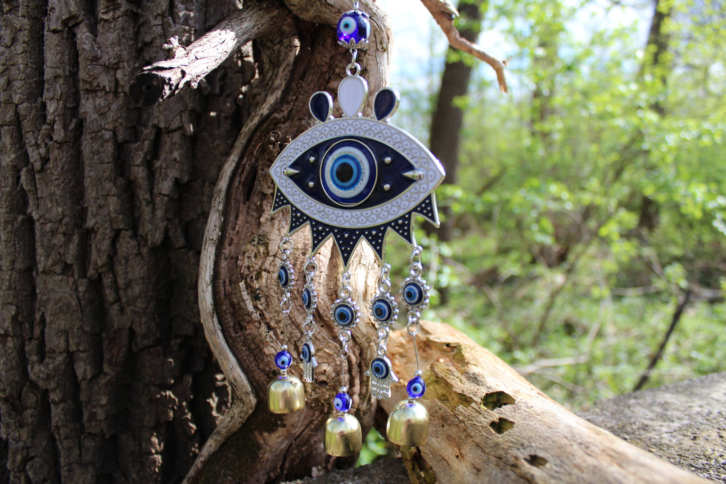 Evil Eye Hanger 13”x4”