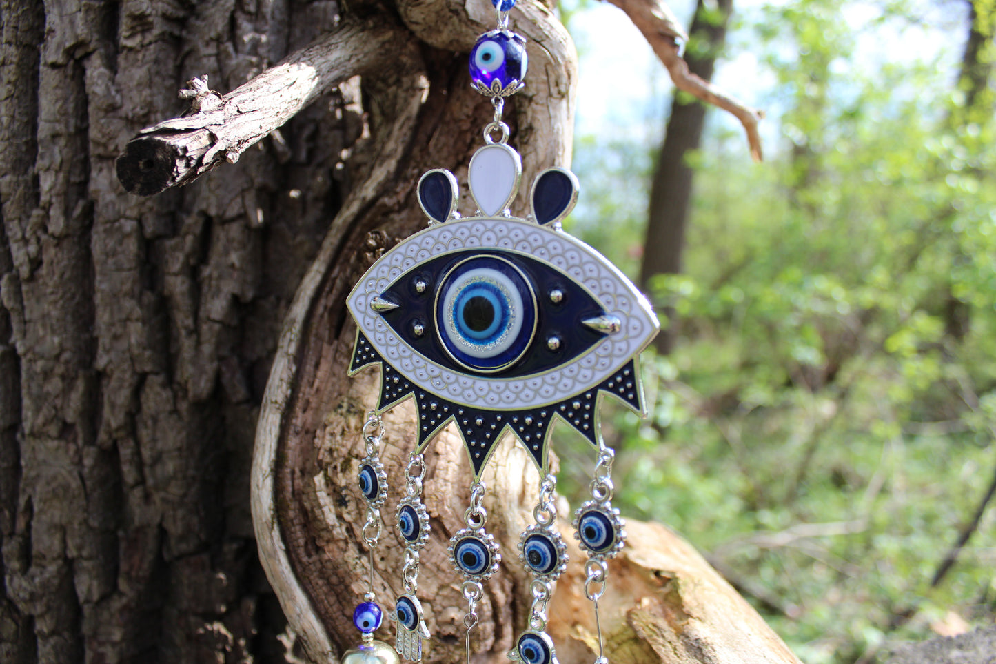 Evil Eye Hanger 13”x4”