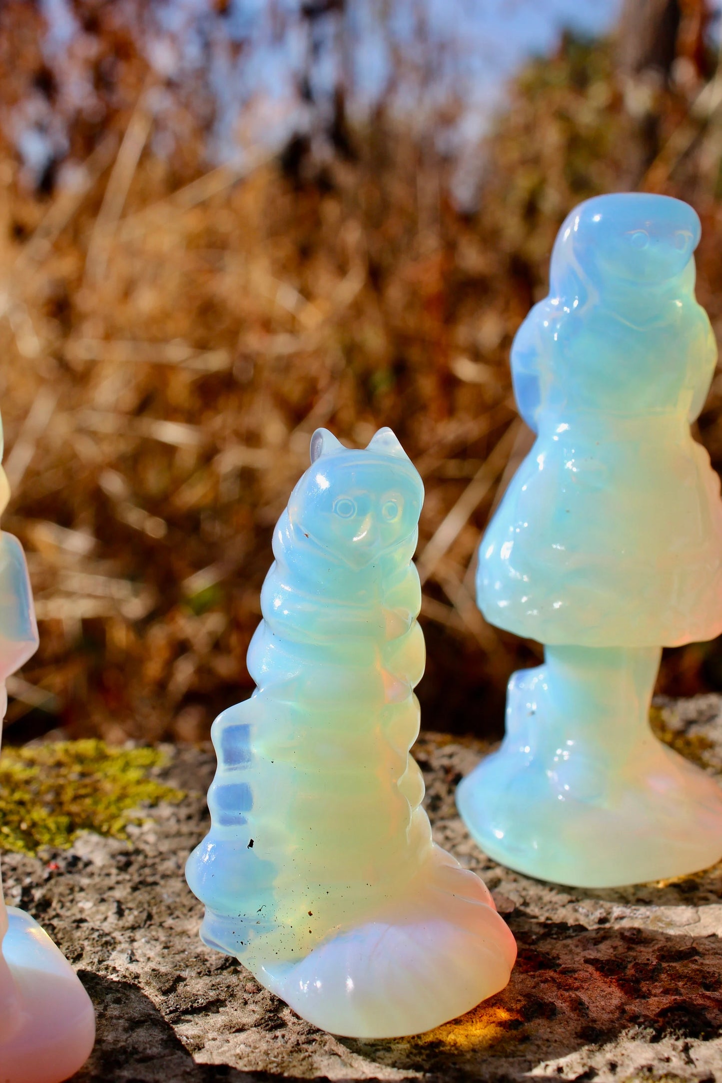 Opalite Alice in Wonderland ~ 5 piece set ~ Rare Find ~ Magical ~