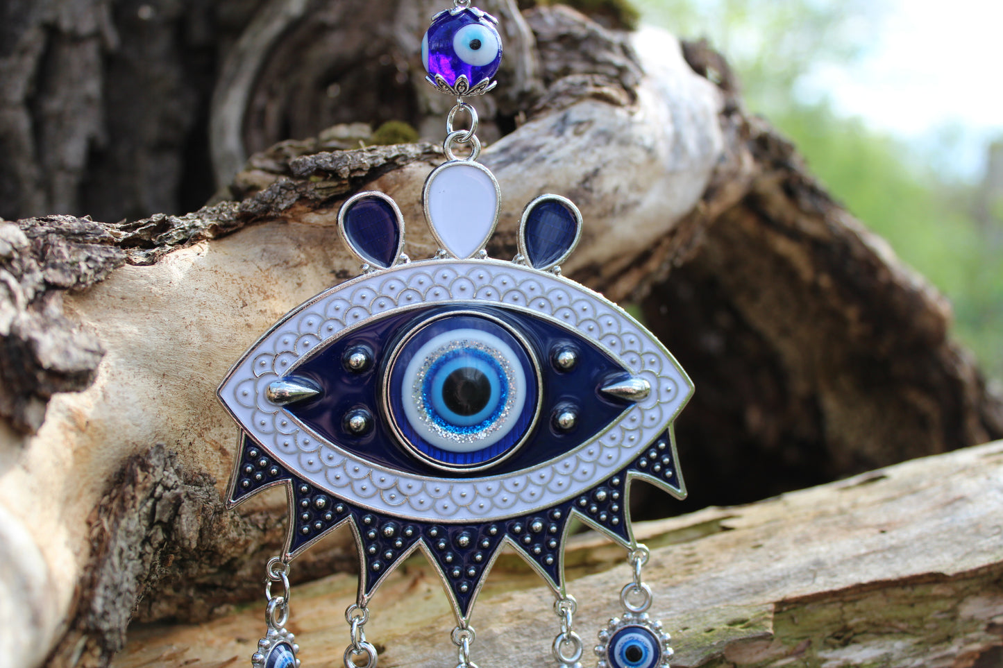 Evil Eye Hanger 13”x4”