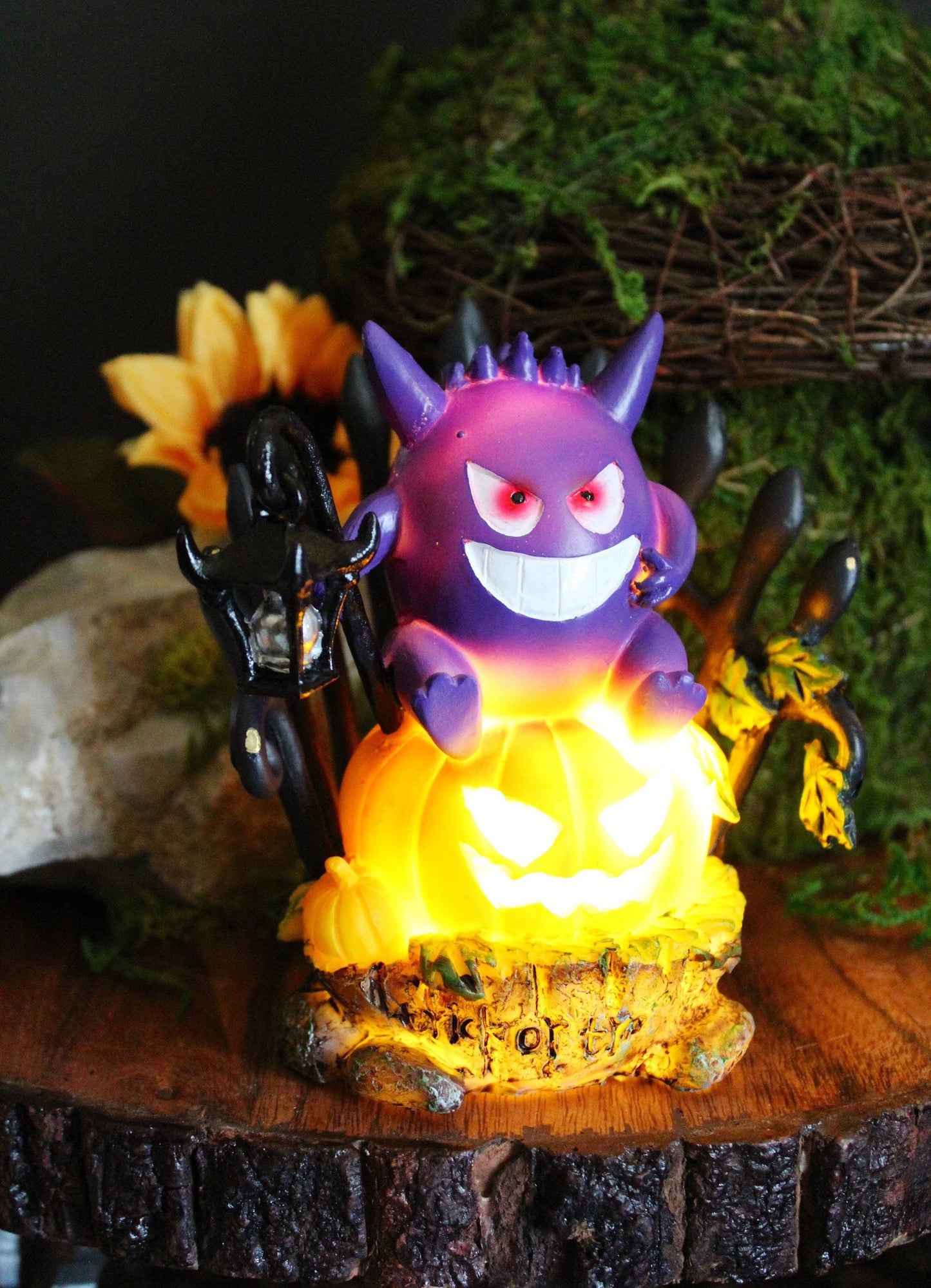 Ganger the Pumpkin King ~ Lights Up ~ Super Cool ~  Collectible ~